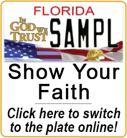 Show Your Faith Switch into it at your local tag office today!  ingodwetrustfoundation.com